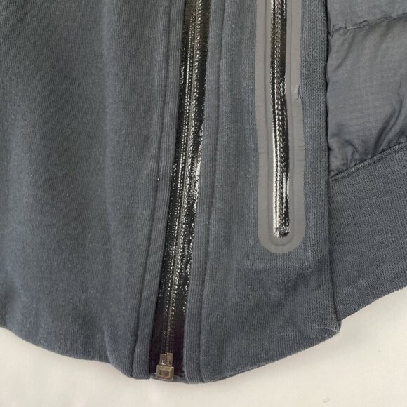 Nike Tech Fleece Jacket Women’s XS Aeroloft Down Puffer Moto Black 800 Fill - Picture 9 of 11